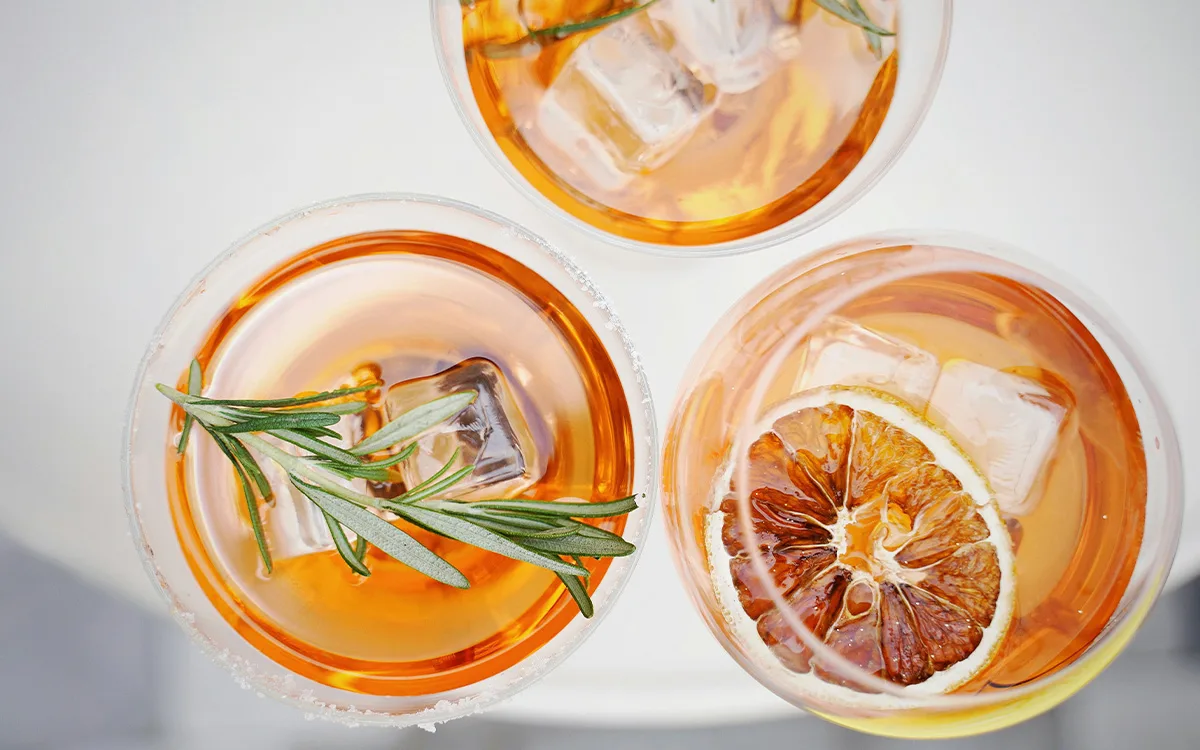 Alcohol free drinks