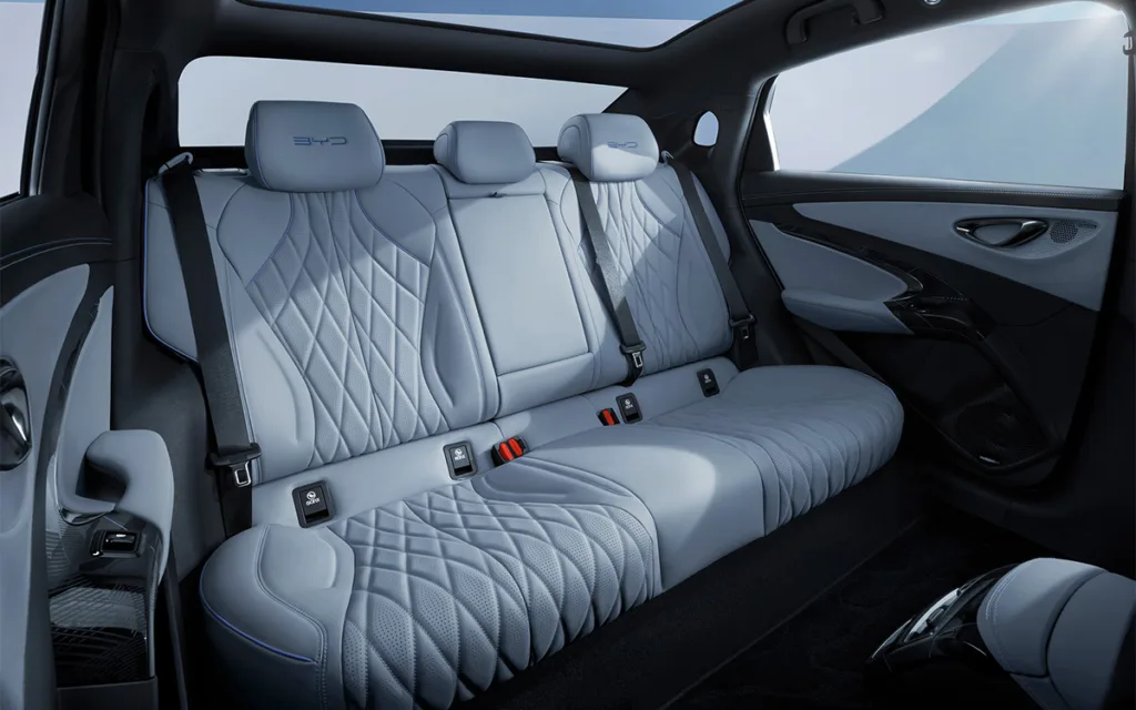 BYD SEAL interior rear