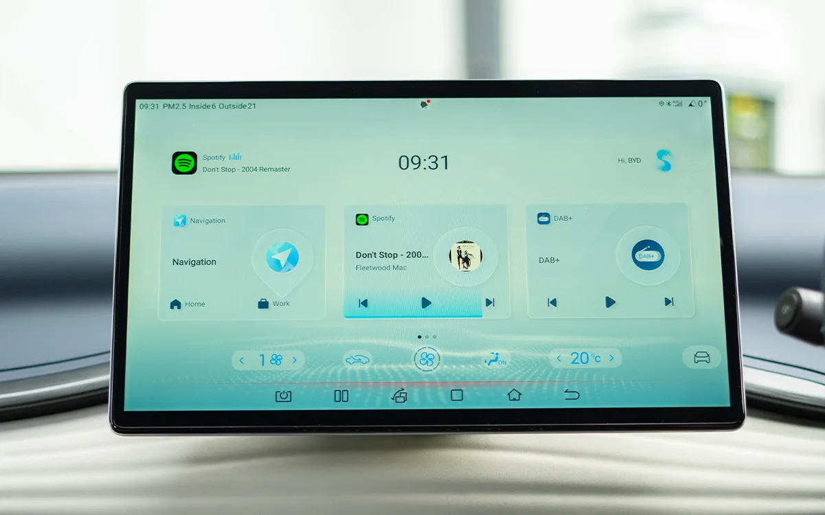 BYD touchscreen